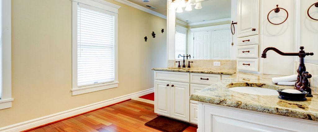 closet near bathroom