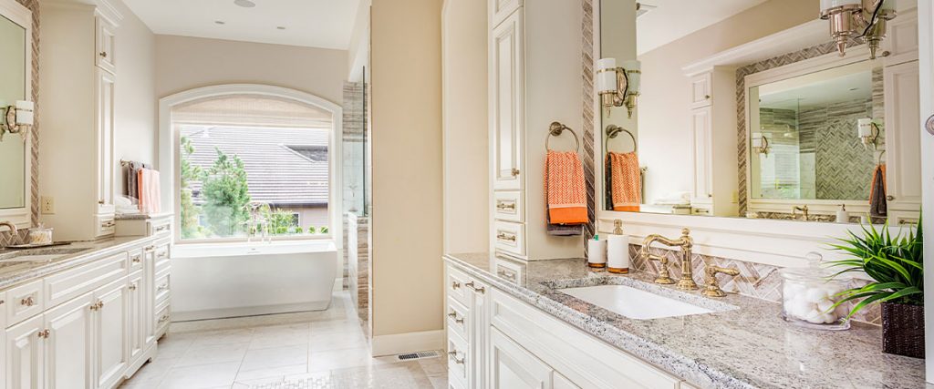 marble white bathroom