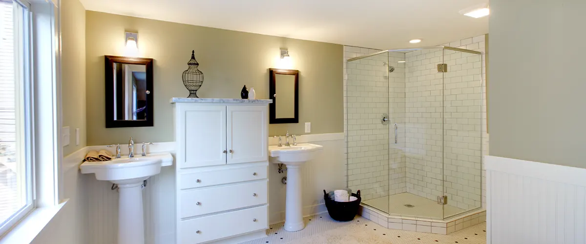 shower and bathroom remodel