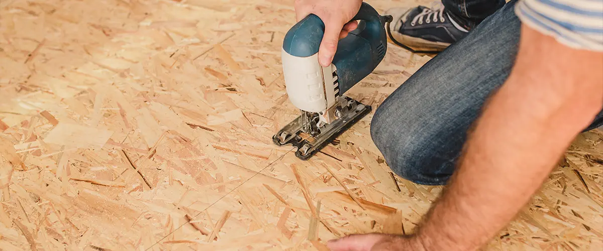 Subfloor preparation for installing flooring in a basement