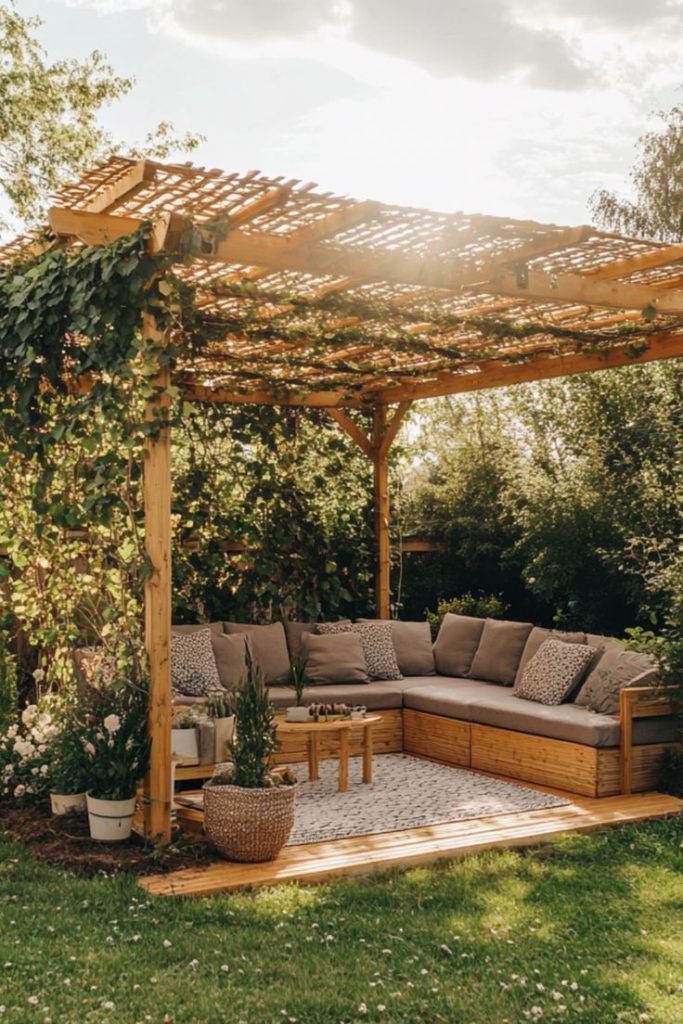 Part 1 of The Ultimate Guide to Building a DIY Pergola: 10 Free Pergola Plans You Can Build Today 8 DIY Pergola