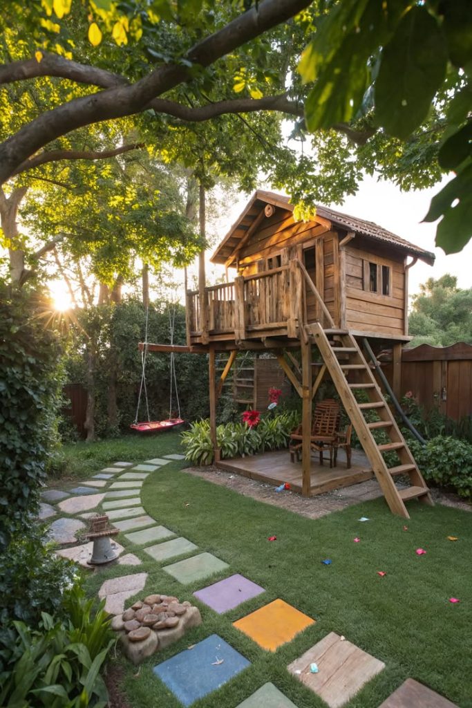 28 Awesome Treehouse Ideas for Kids: DIY Treehouses for Tons of Backyard Fun 3 TREEHOUSE-IDEAS